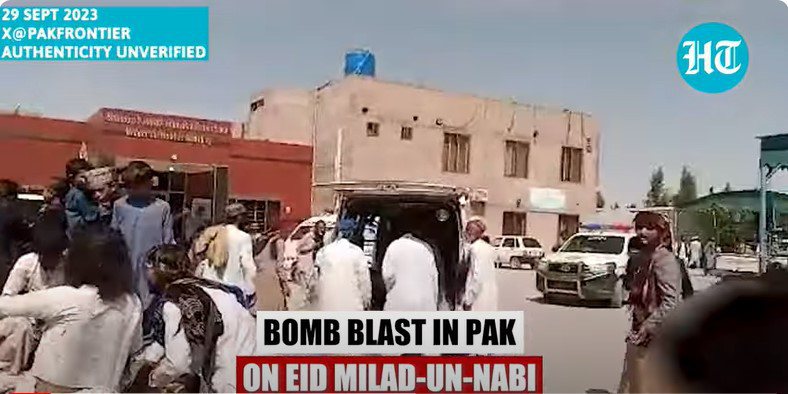 巴基斯坦西南部俾路支省一間清真寺附近29日發生自殺炸彈襲擊，已知至少20人死亡、...