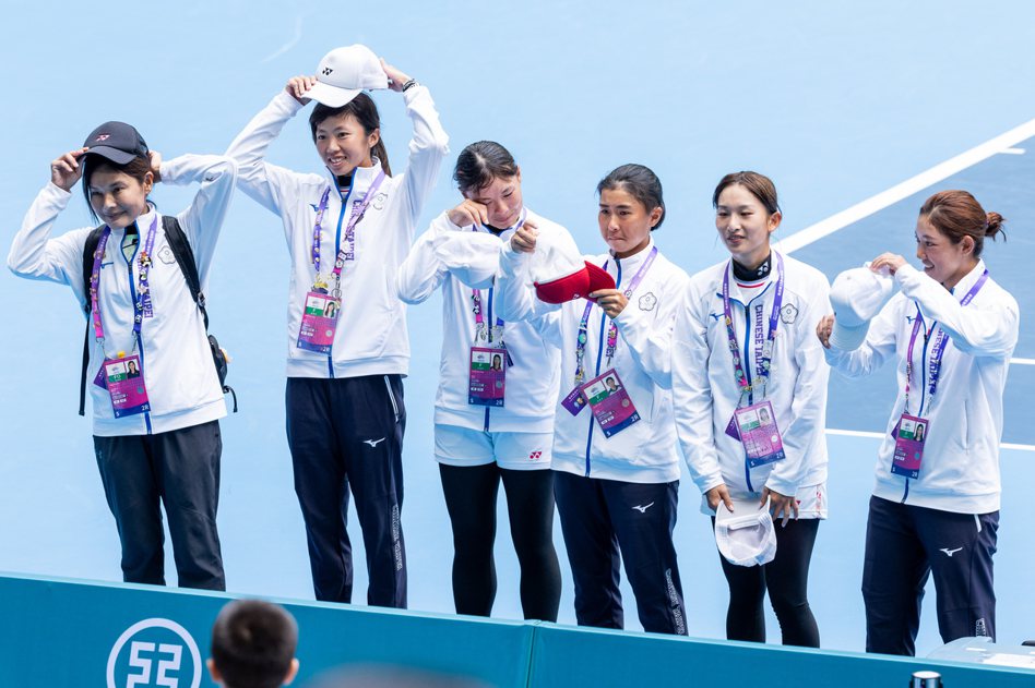 中華軟網隊在女子團體決賽銀恨日本。 記者季相儒／杭州攝影