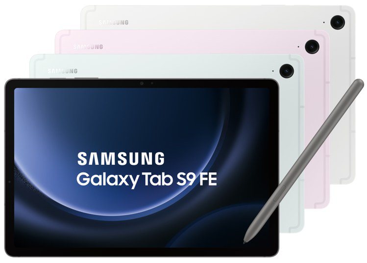 Samsung Galaxy Tab S9 FE搭載10.9吋顯示螢幕。圖／三星提供