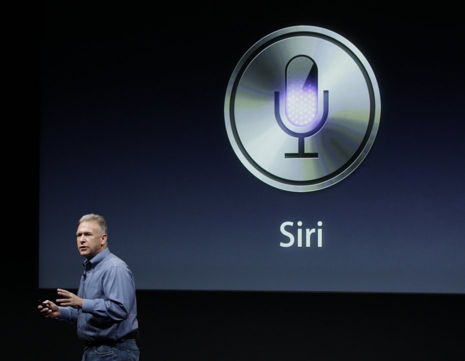 蘋果2011年發布語音助理Siri。美聯社