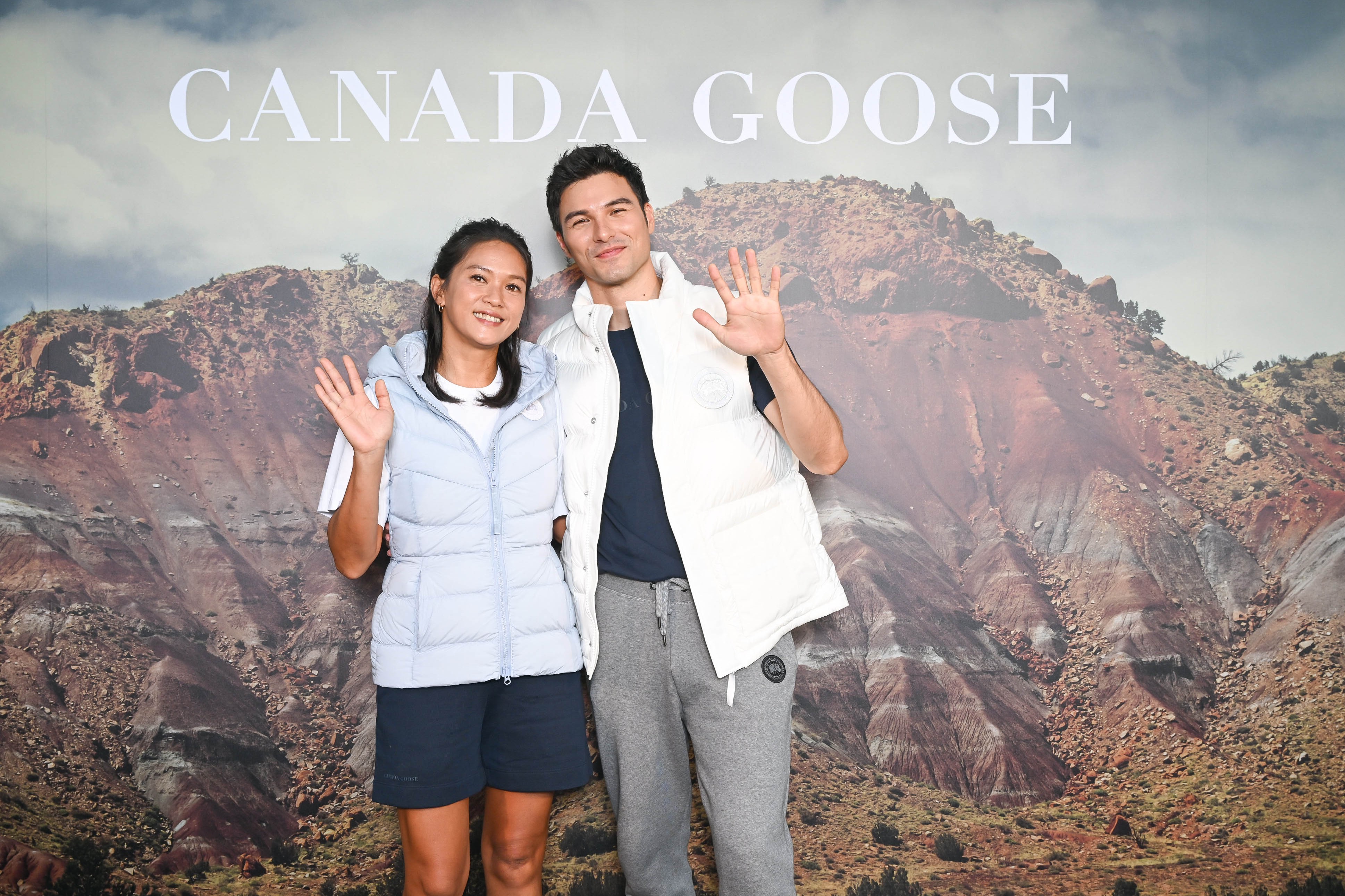 <u>鳳小岳</u>為Canada Goose首度同台太太Jessie  情侶造型現身笑說「沒想過會有這一天」