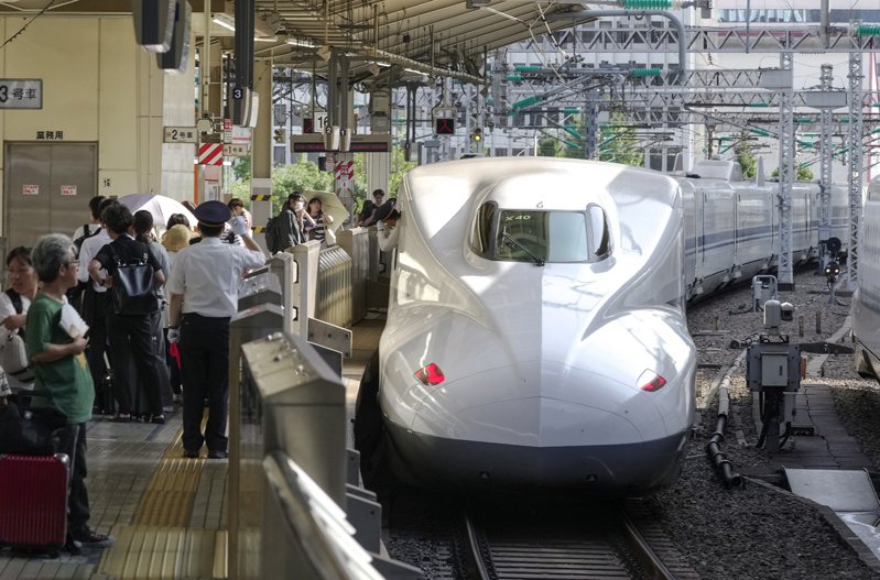日本新幹線子彈列車。示意圖／歐新社資料照