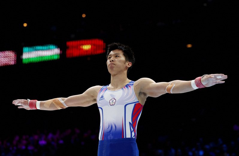 李智凱在體操世界錦標賽鞍馬決賽以13.500分名列第8。 路透社