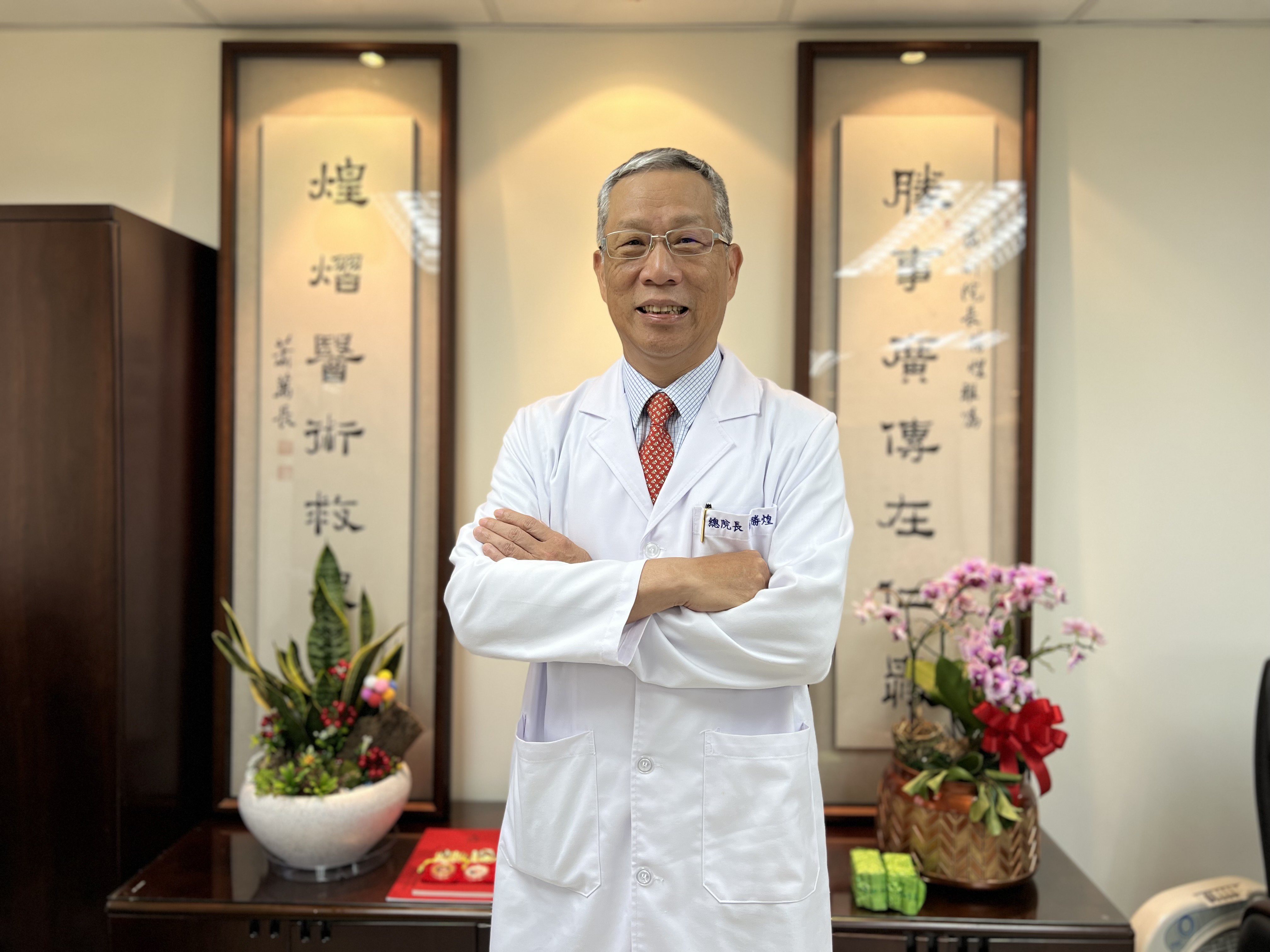 台北市立聯合醫院總院長蕭勝煌。記者林佳彣／攝影