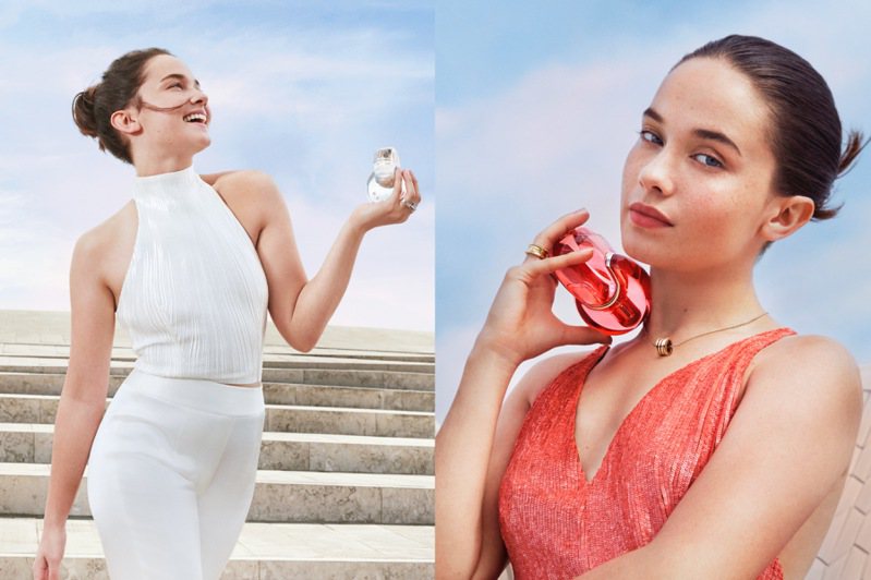 寶格麗OMNIA水晶系列香水換新瓶身，邀請好萊塢新星卡莉史派妮（Cailee Spaeny）演繹。圖／寶格麗提供