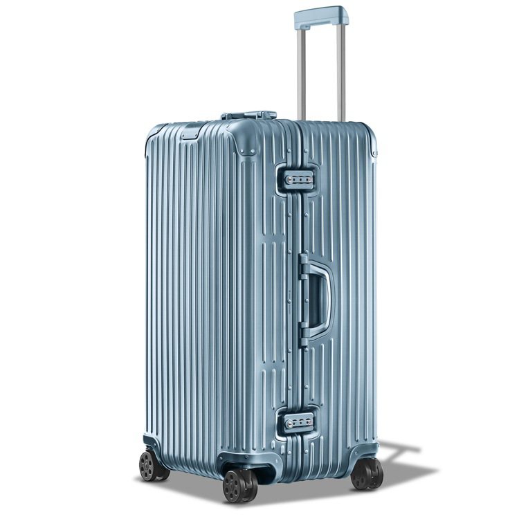 RIMOWA北極藍Original系列Trunk Plus行李箱，78,100元。圖／RIMOWA提供