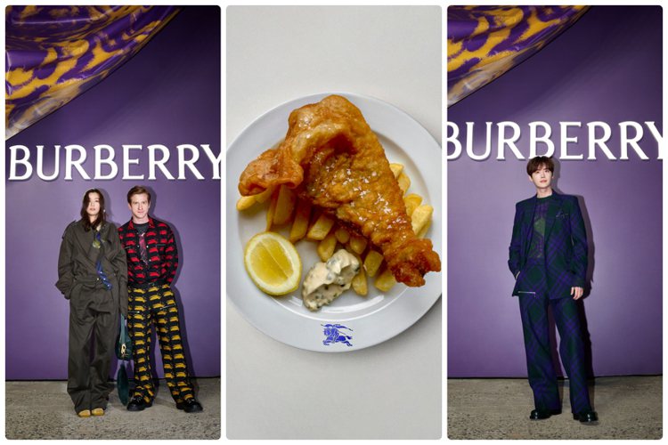 紫色的魅力近日渲染上首爾聖水洞，原來是Burberry於當地開設快閃店，除了帶來英式美食，再有全智賢、Burberry創意總監Daniel Lee與男星李鍾碩一同出席。圖／Burberry提供（合成圖）