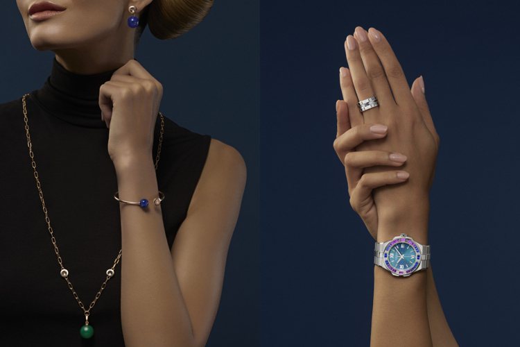 蕭邦以一系列繽紛的彩色珠寶腕表作品迎接秋天。圖／蕭邦提供