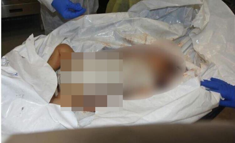 以色列總理內唐亞胡12日在社群媒體X貼出嬰兒遭殘忍殺害的照片。取自推特