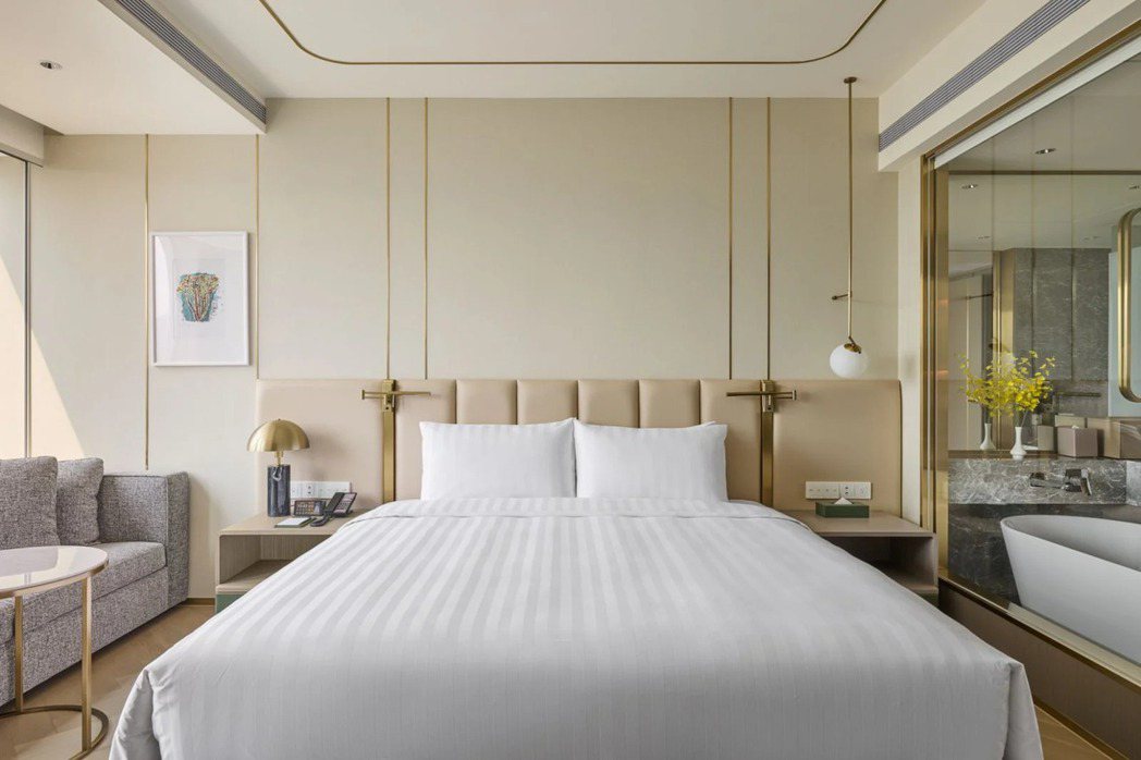 台北漢來大飯店提供一大床與兩床住宿選擇。 圖片來源／台北漢來大飯店