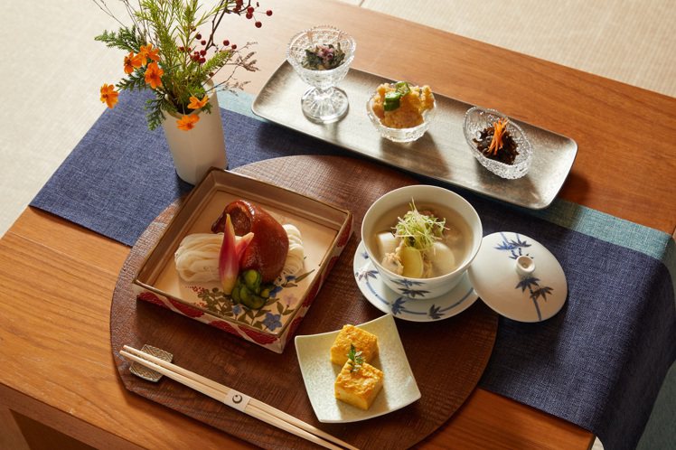 「虹夕諾雅 谷關」台式特色概念早午餐，是日籍料理長對風土的理解轉譯。圖／虹夕諾雅 谷關 提供