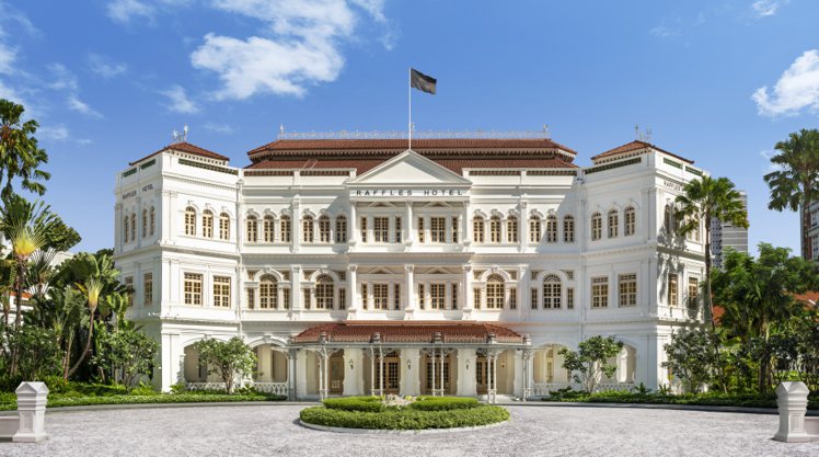 新加坡萊佛士酒店於全球50家最佳飯店評選中，榮獲世界第17名、新加坡第一的殊榮。圖／新加坡萊佛士酒店提供
