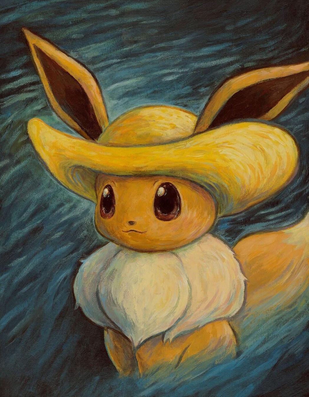 Eevee inspired by Self-Portrait with Str...