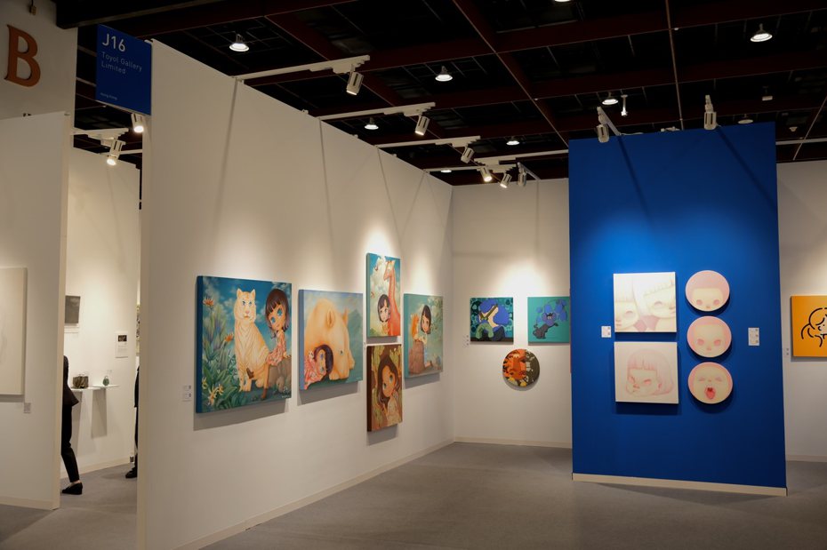 香港畫廊「Toyol Gallery」首次跨來來台北國際藝術博覽會，開展至23日，歡迎有興趣的民眾前往參觀。圖／Toyol Gallery提供