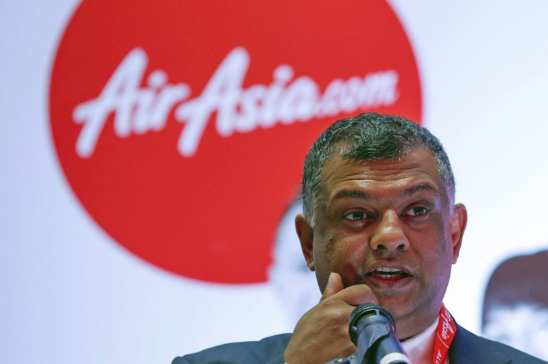 低成本航空「亞洲航空」（AirAsia）執行長費南德斯（Tony Fernandes）。美聯社
