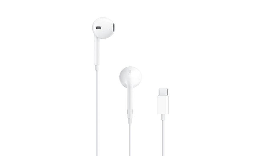 Type-C版有線耳機「EarPods (USB-C)」突在蘋果官網上架。（翻攝自蘋果官網）
