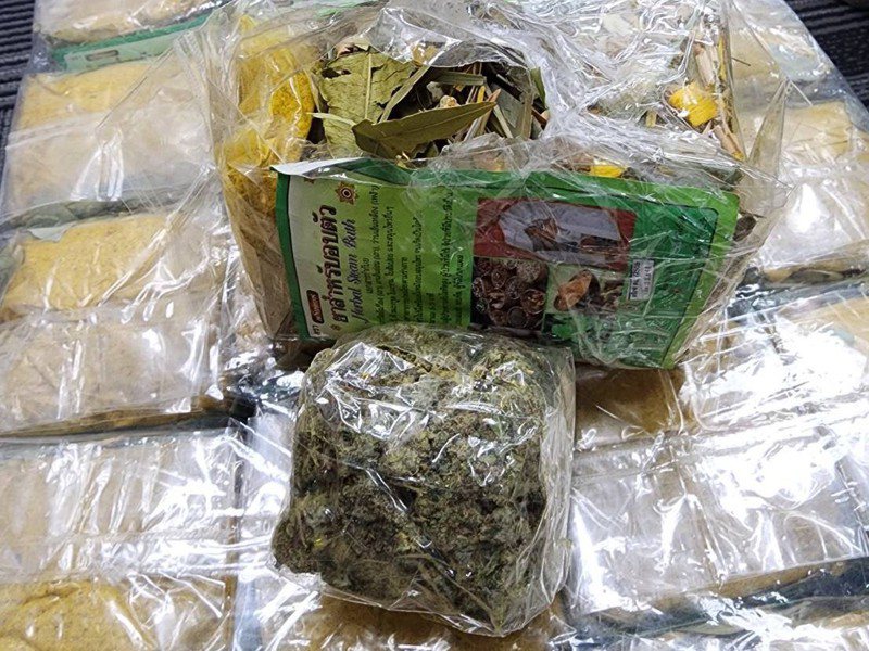 財政部關務署台北關查緝毒品，累計今年1至8月緝獲毒品總重量1444公斤，查獲毒品最多是大麻。圖／台北關提供