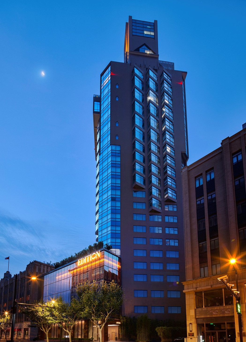 上海艾迪遜酒店是新近最「潮」的酒店之一。圖／上海艾迪遜酒店提供