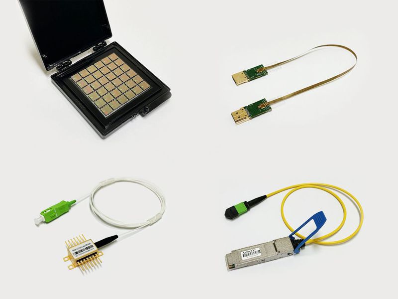 ▲合聖科技在光電通訊應用及矽光子解決方案相關產品