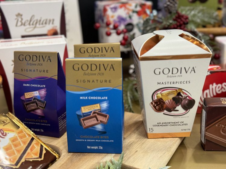 GODIVA今年推出全新超商限定巧克力商品系列。記者黃筱晴／攝影