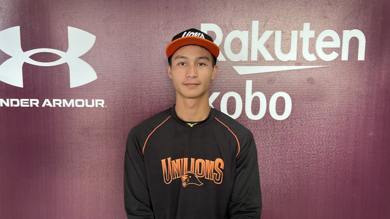 統一獅隊林佳緯昨天以18歲290天締造最年輕季後挑戰賽出賽野手紀錄。記者陳宛晶／攝影