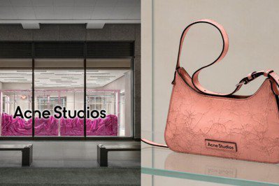 小方臉Acne Studios於台北新光三越A9開幕了！爆裂紋粉色手袋、蝴蝶結隨身鏡限量開賣