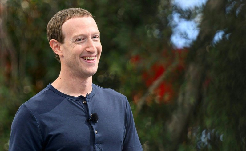 臉書母公司Meta執行長祖克柏（Mark Zuckerberg）。法新社