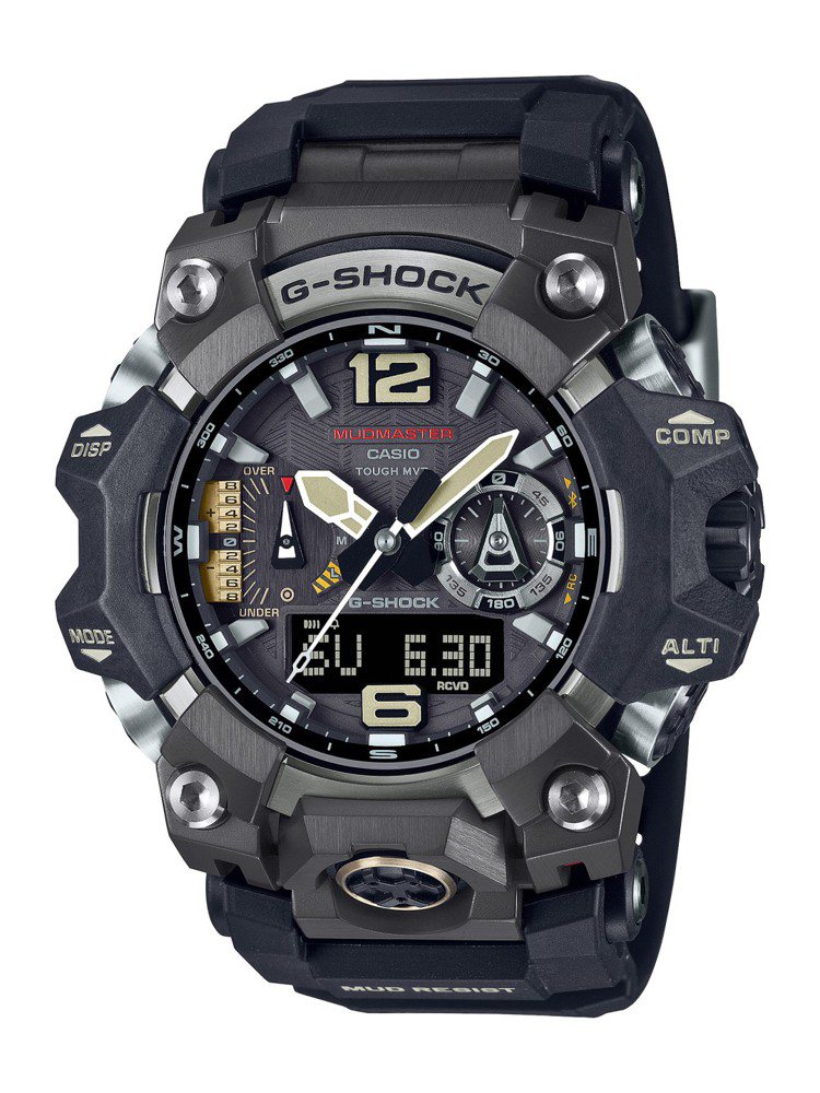 G-SHOCK Master of G系列MUDMASTER GWG-B1000-1A腕表，約25,000元。圖／Casio提供