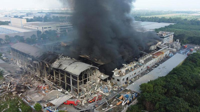 屏東縣明揚國際工廠9月發生大火造成10人死亡。圖／聯合報系資料照片