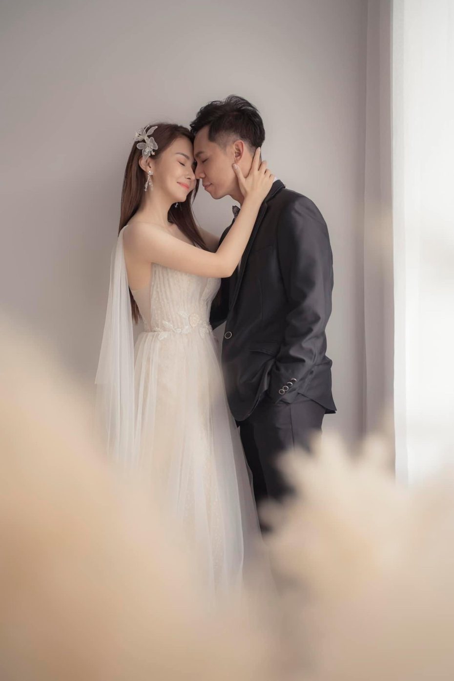 陳子玄再度曝光和老公的婚紗照。圖／摘自臉書