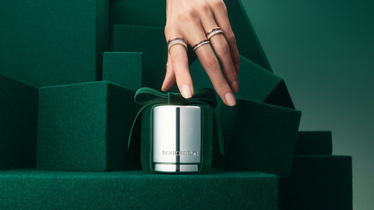 使用鋁和毛氈為主材質，整體更為輕盈的No Pack Is The New Pack概念珠寶盒，預計在台灣的2024第三季全新上市。圖／Boucheron提供