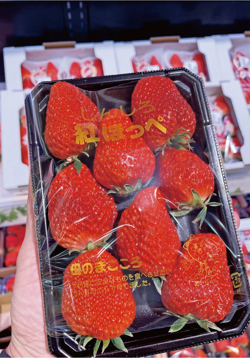 冬季限定的水果就是2月的草莓！ 圖／ALBA阿路巴高爾夫雜誌提供