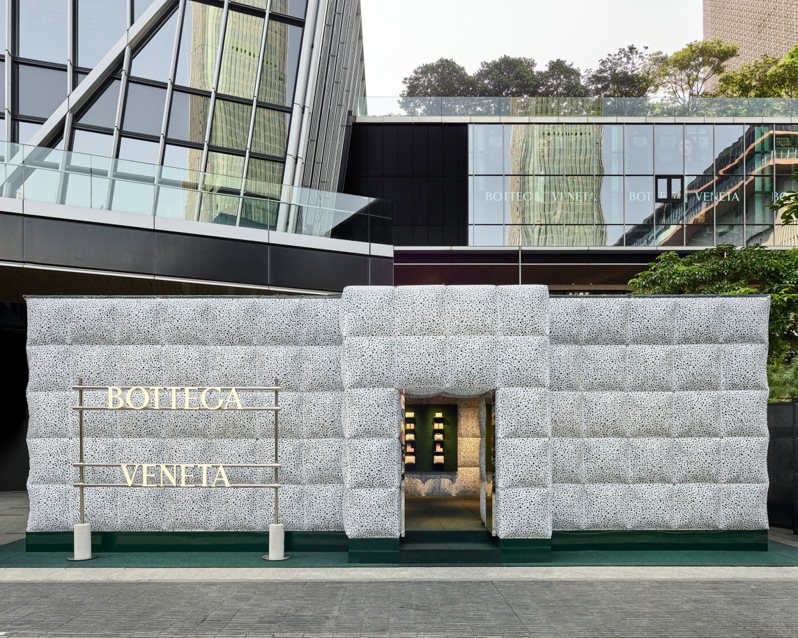 Bottega Veneta於微風南山開設快閃店。圖/Bottega Veneta提供