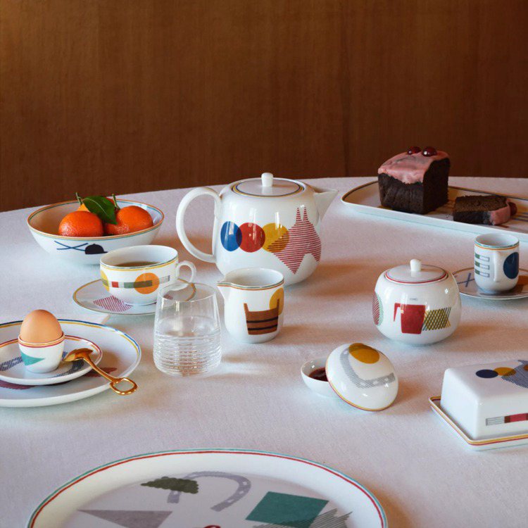 愛馬仕推出Saut Hermès餐瓷系列。圖／愛馬仕提供