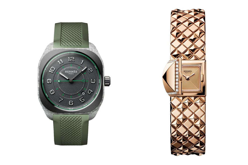 Hermès H08腕錶，以複合材質與陶瓷打造而成，搭配橡膠錶帶234,000...