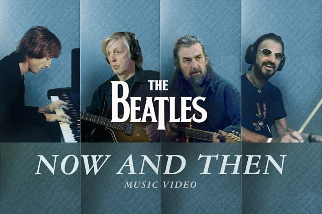 2023年11月2日流行音樂天團披頭四（Beatles）發行的「新歌」〈Now ...