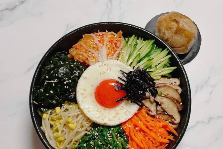 彩虹餐盤🌈減醣料理之韓式無米拌飯