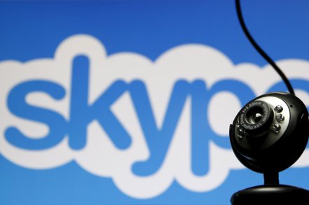 通訊軟體Skype示意圖。(路透) 路透社
