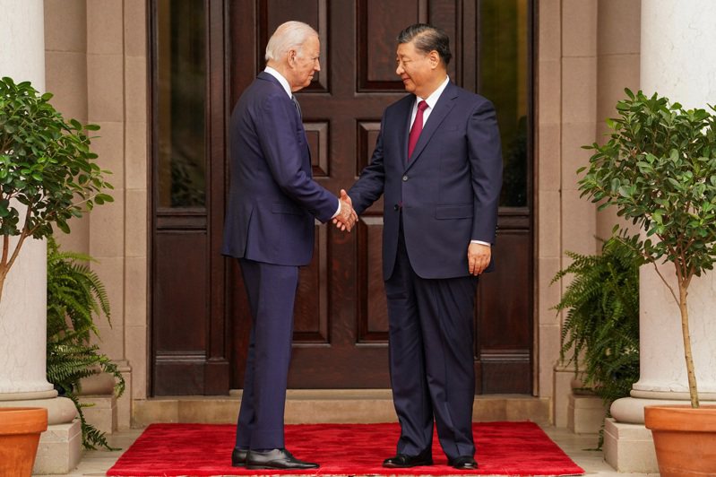 美国总统拜登（左）、中共领导人习近平（右）。路透社(photo:UDN)