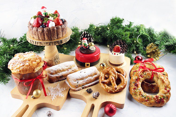 麗緻坊7款耶誕限定新品，12月1日至12月31日甜蜜上市。圖/ 麗緻坊提供