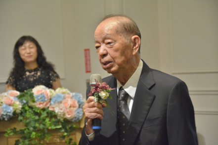 奇美集團創辦人許文龍辭世，享耆壽九十五歲。圖為2018年他出席奇美藝術獎頒獎典禮。本報資料照片