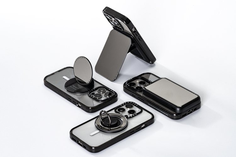 CASETiFY全新推出鏡面系列MagSafe兼容磁吸配件。圖／CASETiFY提供