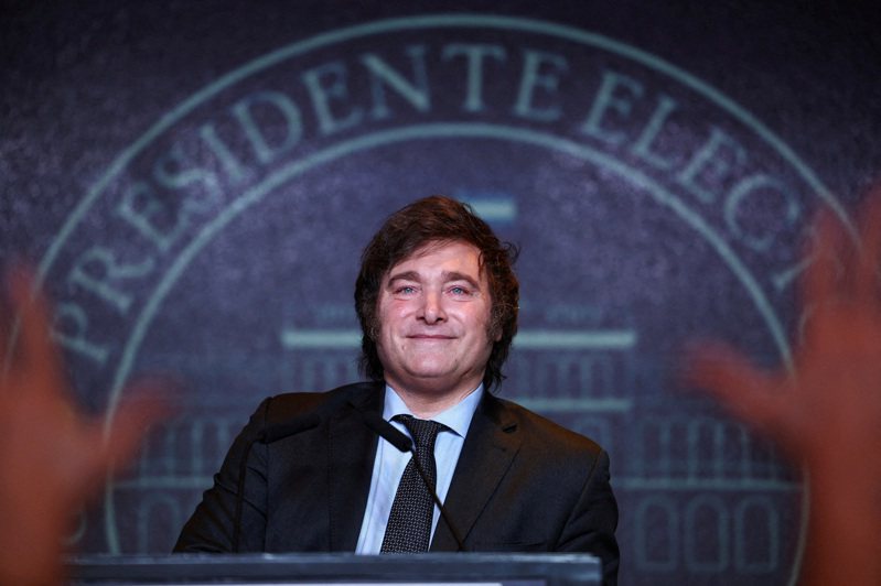 阿根廷總統當選人米雷伊。路透社