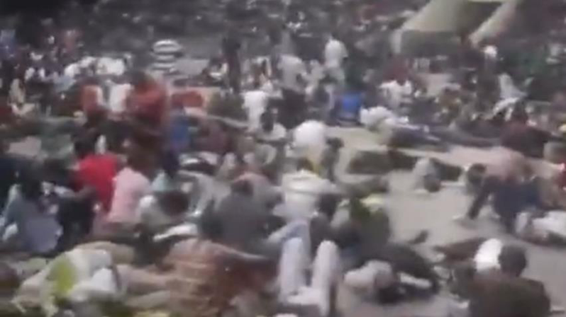 剛果20日晚間，首都布拉薩市募兵活動發生踩踏，造成至少37人死亡、140多人受傷。取自X