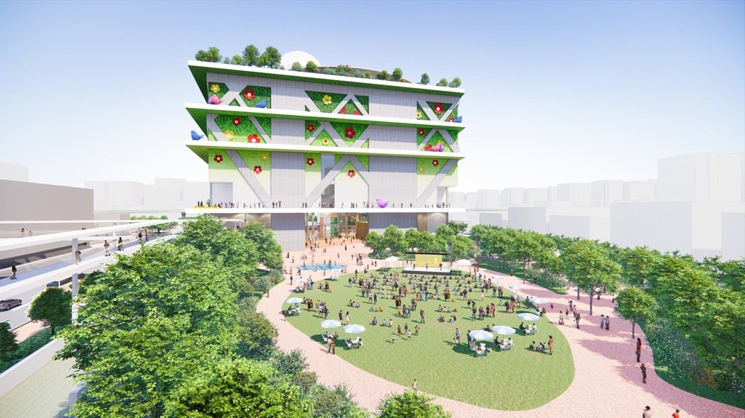 張瑪龍陳玉霖聯合建築師事務所以「森林中出現的兒童之城」為發展概念，以7個不同主題...