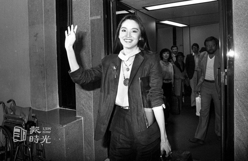 林青霞（圖）返國，將參加劉維斌導演的「中國女兵」演出。圖／聯合報系資料照(1981/03/22  本報記者攝影)