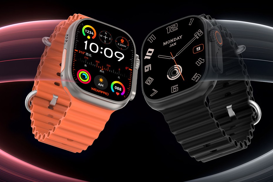 中國DT NO.1公司推出「DT Watch 2」的智慧型手錶，其設計與錶帶等細節與Apple Watch Ultra 2高度相似，甚至將iPhone才有的「動態島」移植至錶中。翻攝DT NO.1