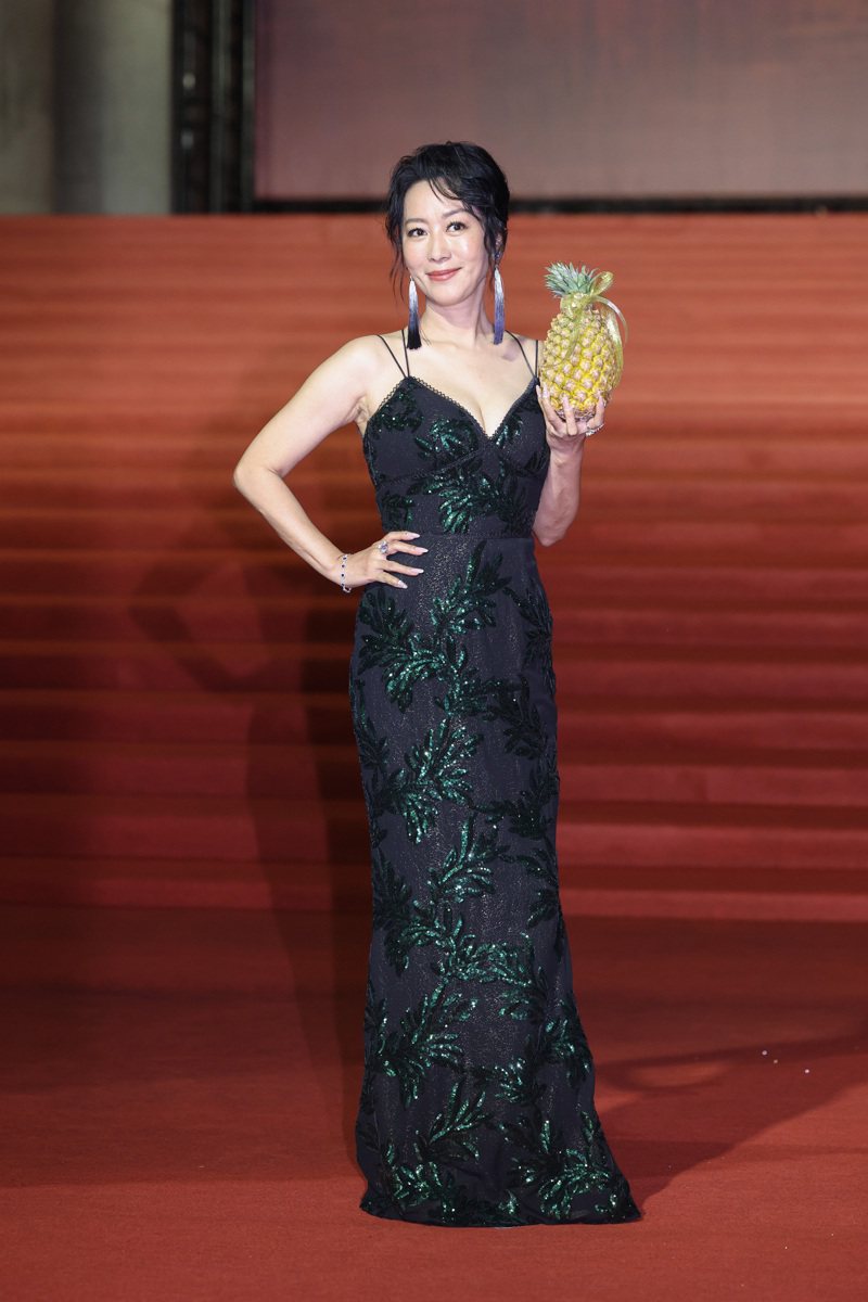 以「菠蘿，鳳梨」入圍最佳女主角的胡伶出席金馬獎。聯合報系資料照／記者王聰賢攝影