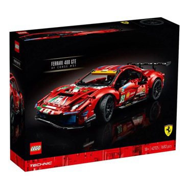 好市多Cyber Monday購物週推薦商品，LEGO 科技系列賽車Ferrari 488 GTE。圖／台灣好市多提供