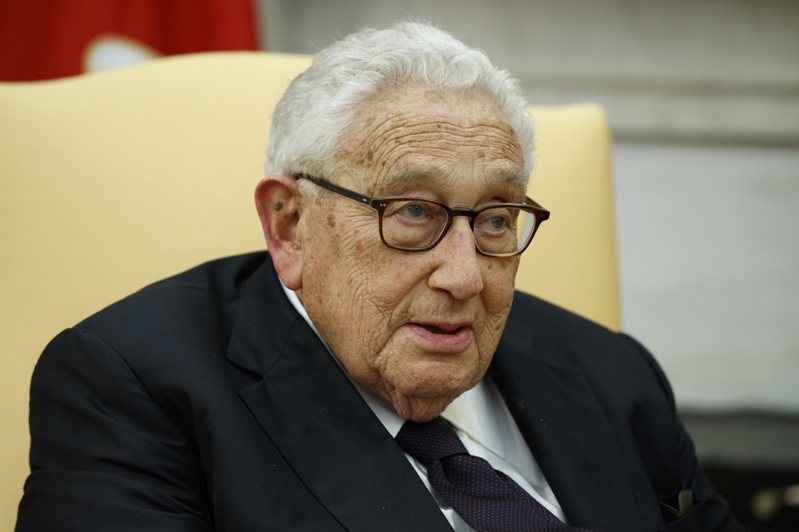 美国前国务卿季辛吉（Henry Kissinger）29日在家中逝世，享嵩寿100岁。 图／美联社(photo:UDN)